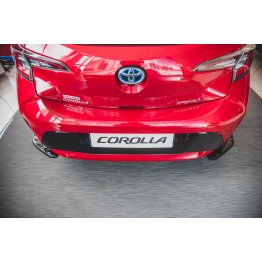 Накладки сплиттеры боковые на задний бампер на Toyota Corolla XII Hatchback